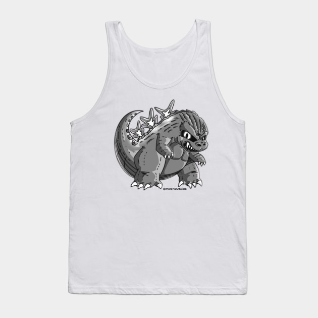 King of the Cute Monsters (Minus Color) Tank Top by MorenoArtwork